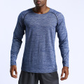 T-shirt élastique de sport de fitness pour homme