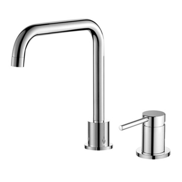 Brass 2 hole kitchen faucet