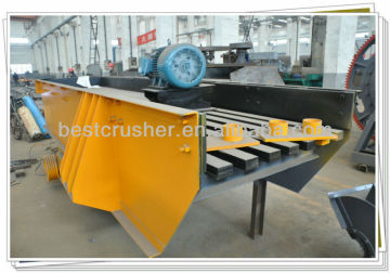 vibrator feeder offer the ore to the crusher