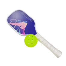 NEOB Lightweight Pickle Ball Paddle - White Edge Guard Small Training Pickleball Paddles