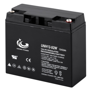 12V92W High Rate UPS Battery For Medical System