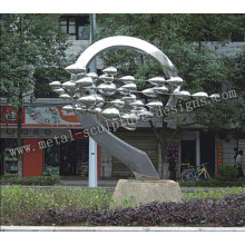 Stainless Steel Headspring Sculpture