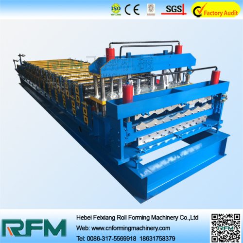 Double Layer Roller Former Roofing Sheet Machine