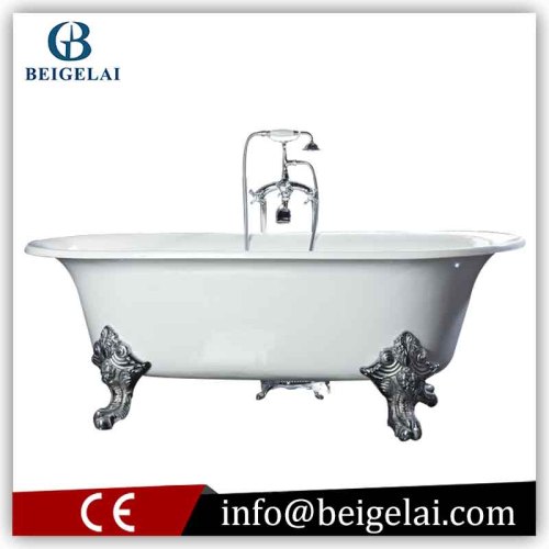 Bathtub Portable Spa Bath Enamel Steel Bathtub