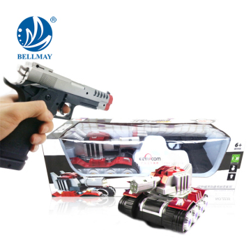 New Product B/O shooting gun tank attack shooting gun games toys