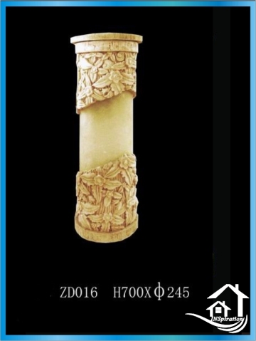 Elegant interior decorative columns