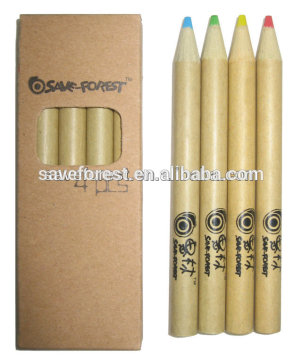 advertising premiums mini wooden colored pencil