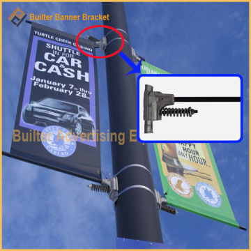 Pole Advertising Banner Rack