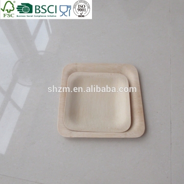 Eco-friendly bamboo Disposable Tray Bamboo Plate for Fruit Snack Disposable spice plate
