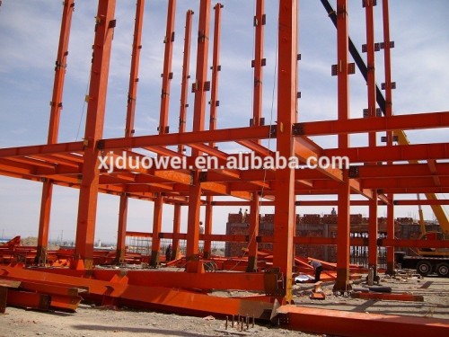 light and heavy steel frame space frame steel structure for workshop warehouse in Kazakhstan