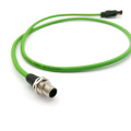 D-Code M12 4Pin Male to RJ45 Profinet Cable