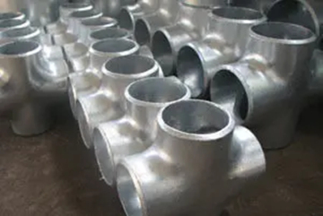 butt weld pipe fitting straight F316 SS cross