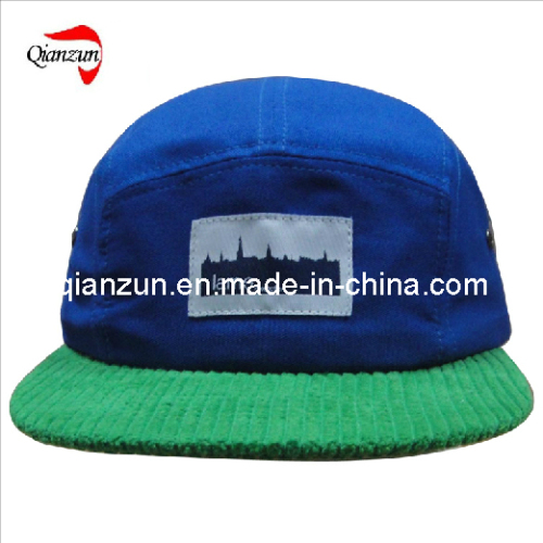 5 Panel Cotton Flat Brim Leisure Baseball Cap (ZJ066)