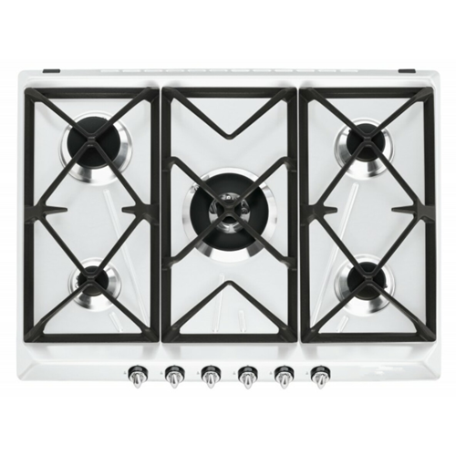 Bahagian atas tahan karat terbina dalam Hob Gas 5 Burner