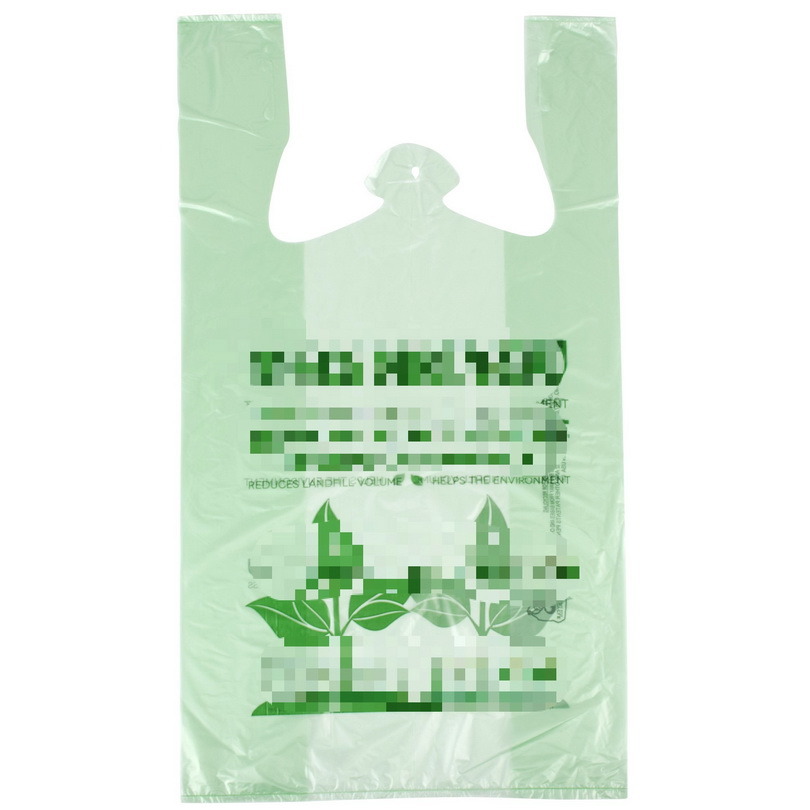 Colorful T-Shirt Bag Food Packaging Packing Poly with Printing Disposable Bags