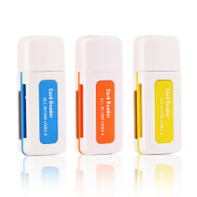 High Quality USB 2.0 4-in-1 Memory Card Reader: SD, MicroSD, TF, and M2 Compatibility