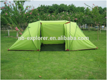 Outdoor camping tent / 6-person tunnel tent camp