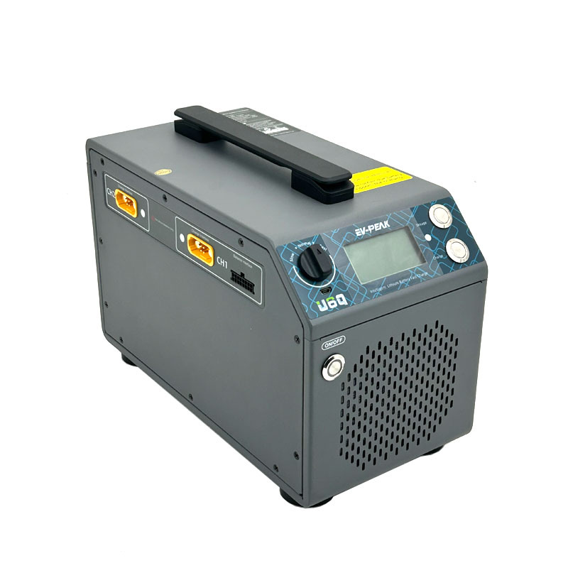 EV-PEAK U6Q 6S-14S 3000W/60A Quad Channels Intelligent Balance Fast Charger