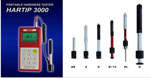 Portable Hardness Tester Hartip 3000 Hrc / Hrb Hardness Scale Astm A956 Standard