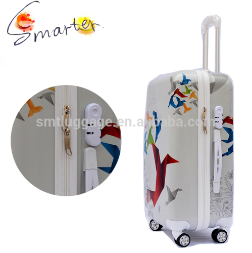 2016 printed suitcase for travel products