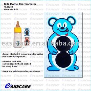 lcd thermometer with milk bottle thermometer