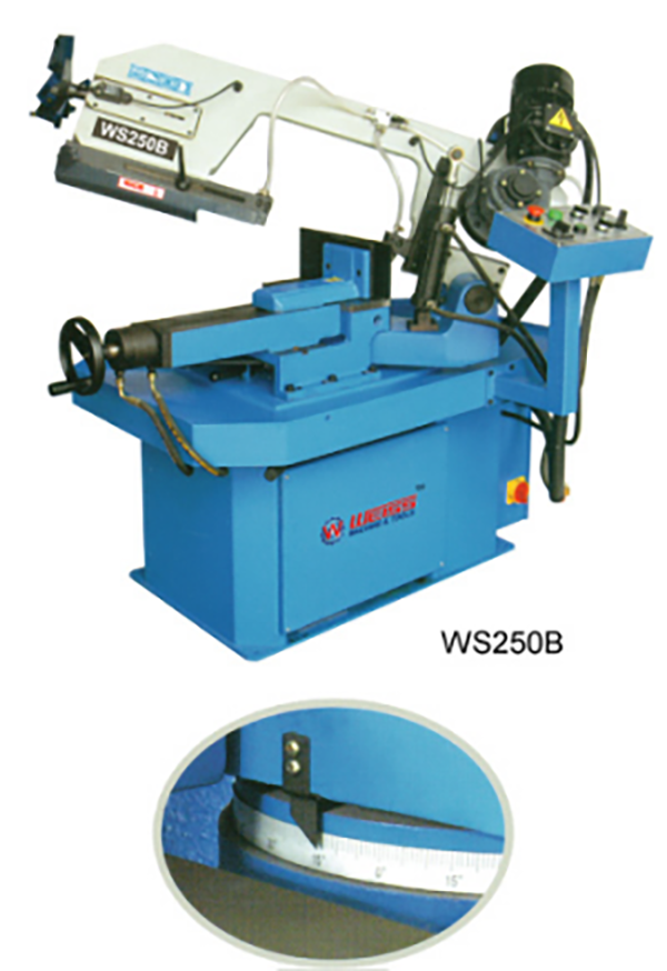 parts of band saw machine