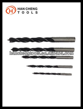 three point wood drill bit carbide tipped brad point flat drill bit
