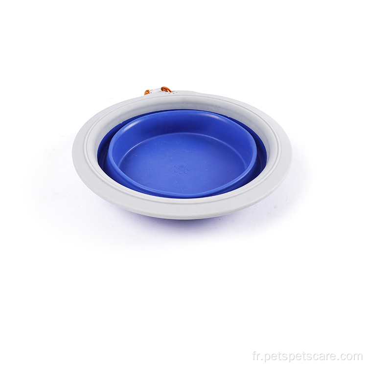 Bol de chiens en silicone pour animaux de compagnie alimentaire pour voyager