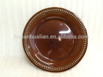 unglazed ceramic plate/ ceramic heating plate/ moroccan ceramic plate