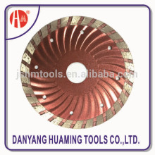 Diamond Saw Blade -- Turbo Wave for granite, marble, etc