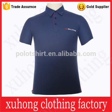 2016 custom high end mercerized cotton polyester polo shirt