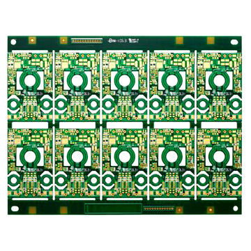 8-layered Buried and Blind Via PCB with Green Dumb Color, 1.8mm