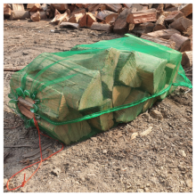 PE Firewood Drawstring Mesh Bag