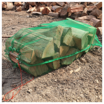 PE Firewood Drawstring Mesh Bag
