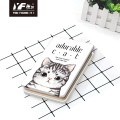 Flower story style cute metal cover notebook