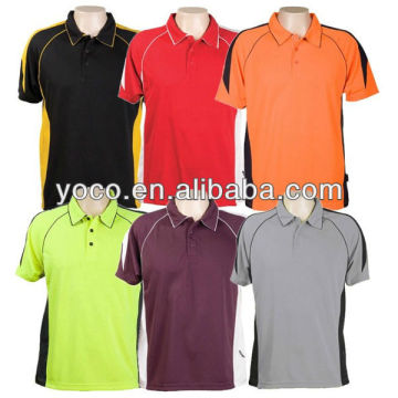 Breathable sports polo shirts for men