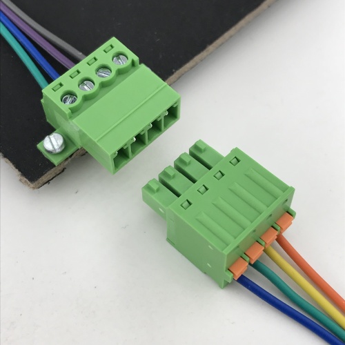 fixed on panel male and female terminal block