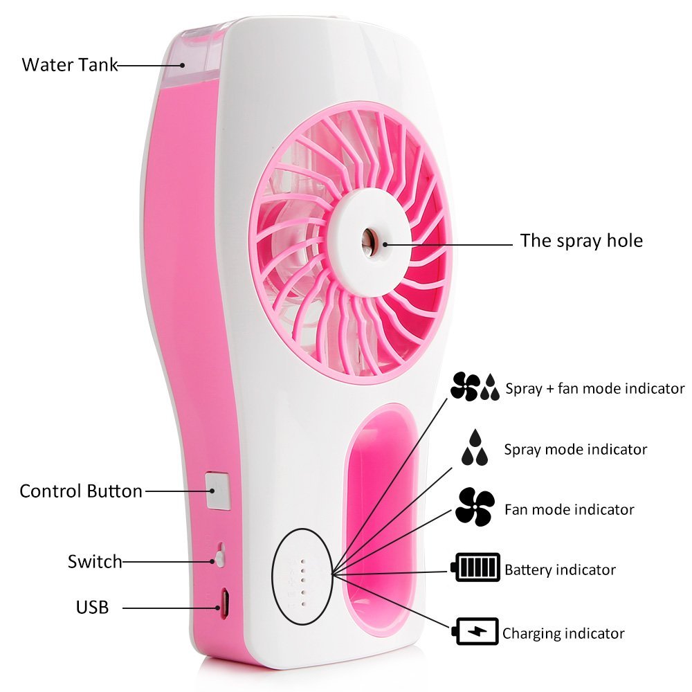 portable misting fan