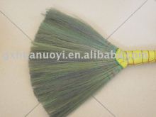 Green product grass broom/cheap grass broom/ environment friendly grass broom