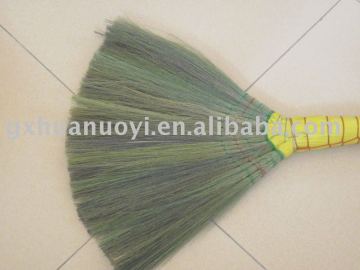 Green product grass broom/cheap grass broom/ environment friendly grass broom