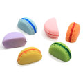 100pc 3D Half Macaron Candy Dolls Zucchero dolce Cibo artificiale Miniatura casa delle bambole Ornamento Decorazione Decorazioni per la casa Accessori fai da te