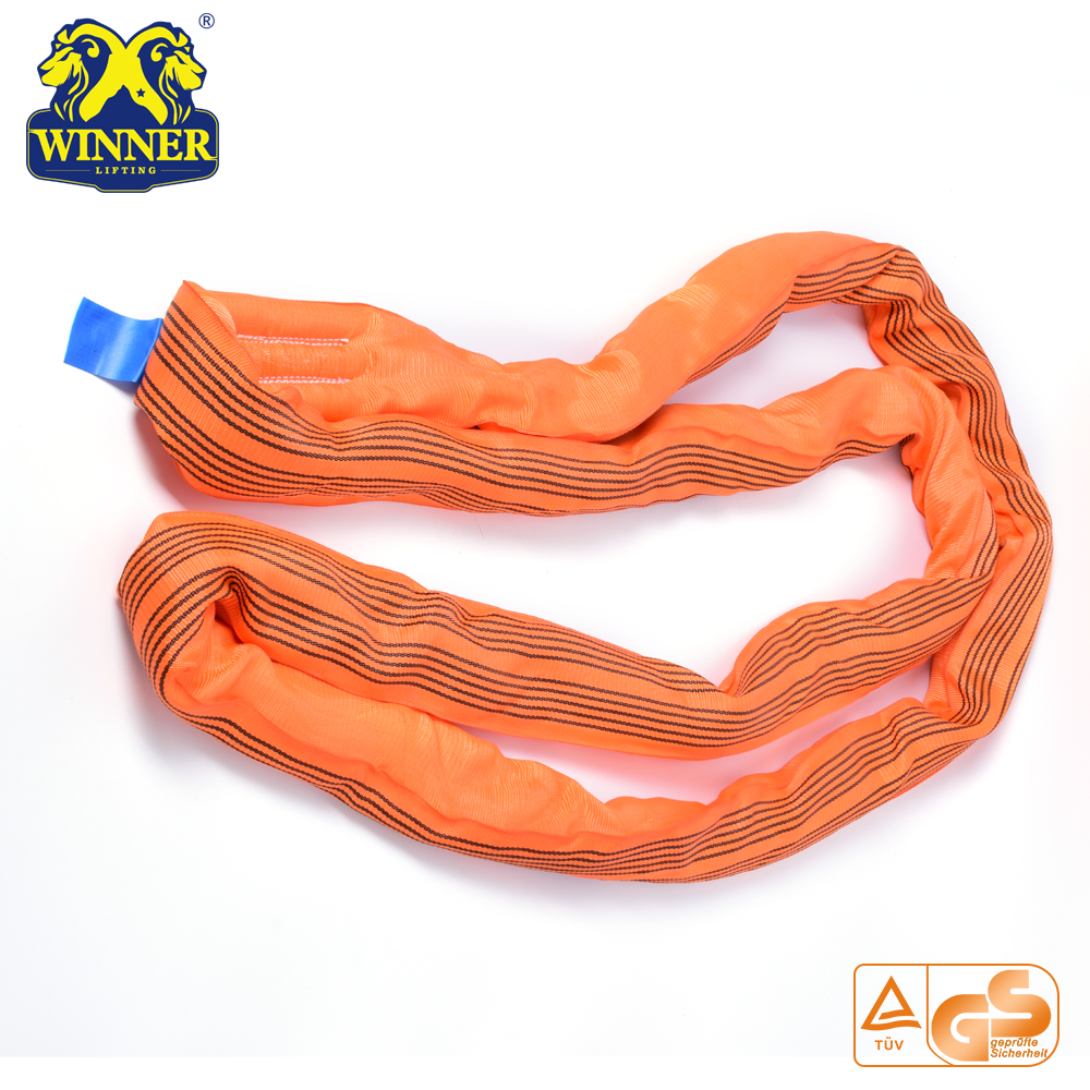 Polyester Heavy Duty WLL 10 Ton Polyester Round Sling