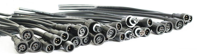 Pogo pin connector cable connector A-02-005 2 pin connector