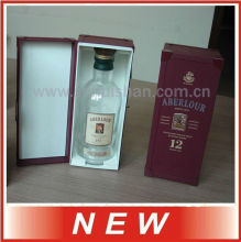 Ecofriendly Embossed Paperboard / Cardboard Wine Boxes