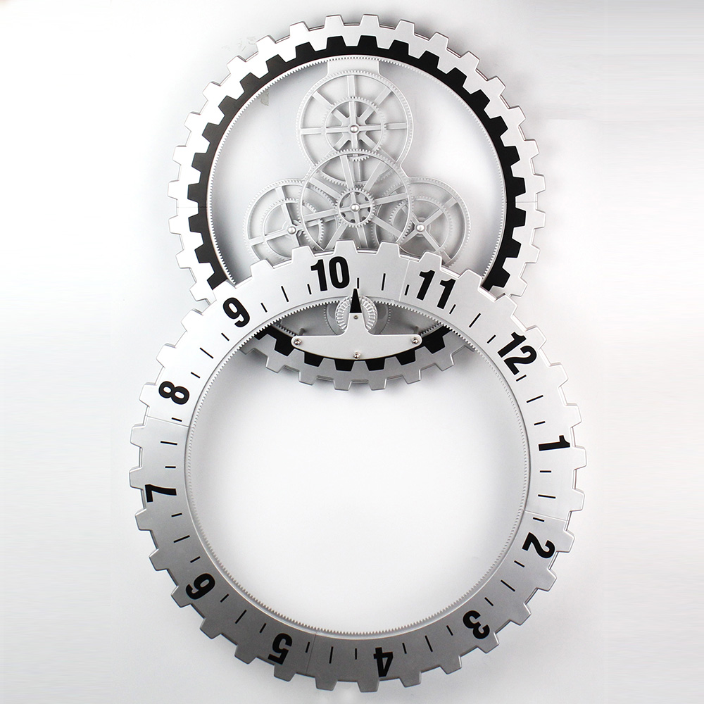 Oversized Gear Wall Clock