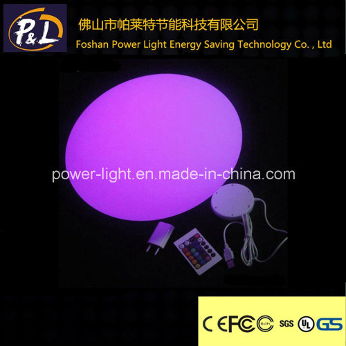Boule de Pierre de LED changeant de couleur rechargeable