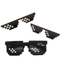 Popular Around The World 2020 New8-bit Glasses Pixels Ink Mirror Funny Glasses Men's Women's Sunglasses Women Sunglass Thug Life