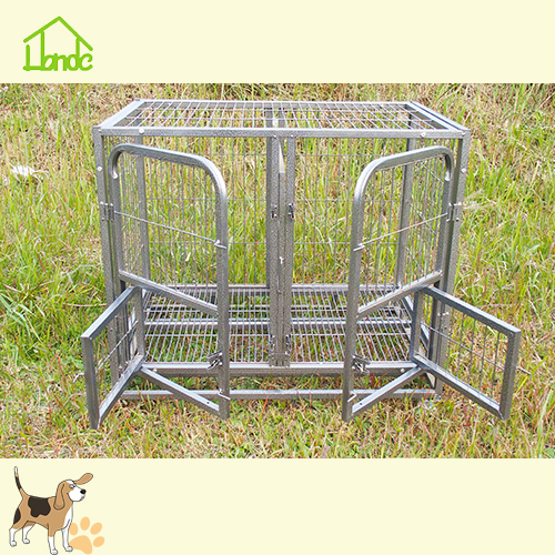 Wire welded iron portable dog kennel cage