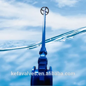 AWWA C509 Rubber Gate Valve with extension stem 150#