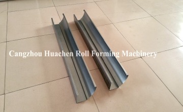 aluminum gutter roll forming rain gutter making machine